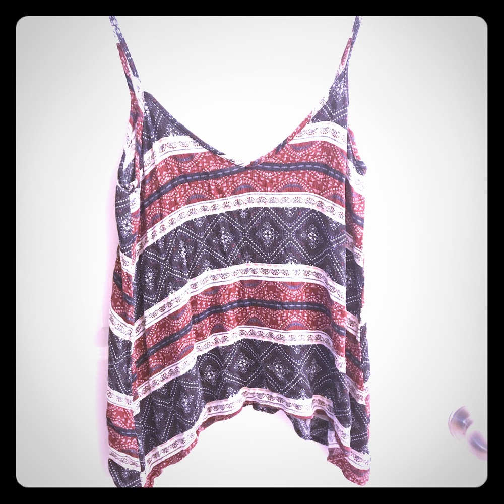 Gently worn angular tank top